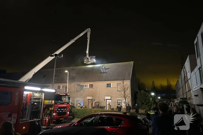 Forse rookontwikkeling bij woningbrand