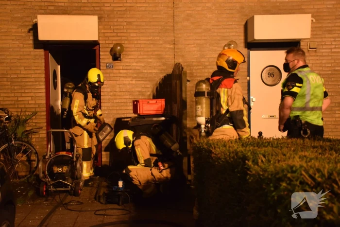 Forse rookontwikkeling bij woningbrand