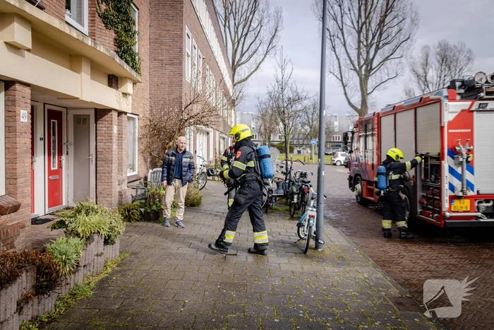 Brand in meterkast van woning