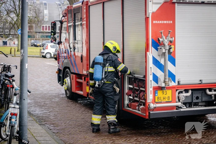 Brand in meterkast van woning