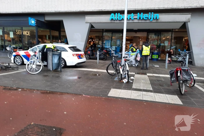 Man aangehouden in Albert Hein
