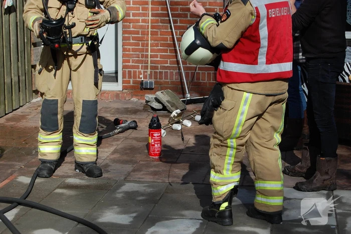 Kortsluiting in lamp veroorzaakt brand