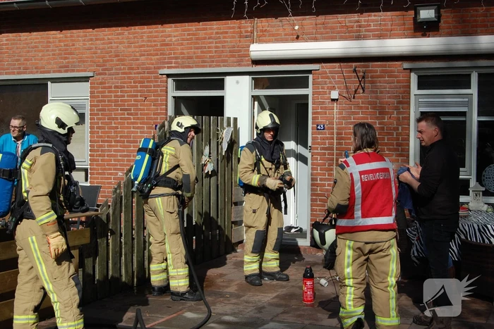 Kortsluiting in lamp veroorzaakt brand