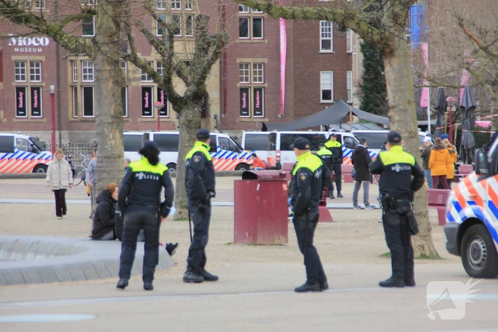 Veel politie op de been voor demonstratie