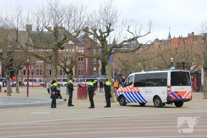 Veel politie op de been voor demonstratie