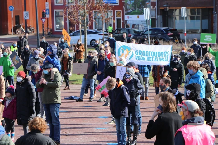 Klimaatdemonstratie trekt veel publiek