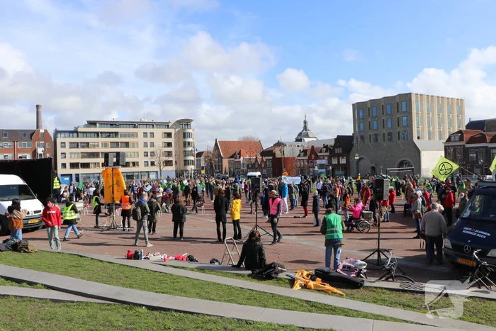 Klimaatdemonstratie trekt veel publiek