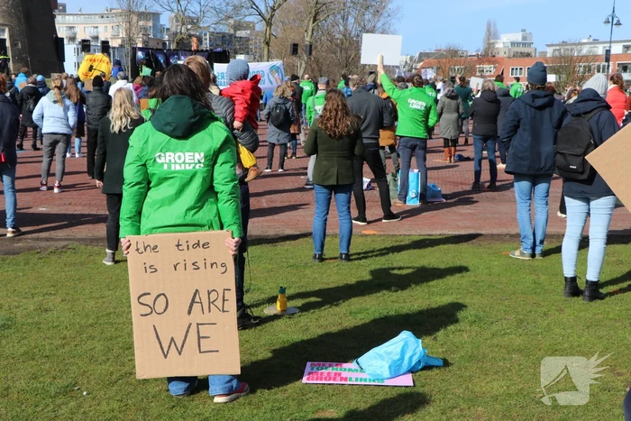 Klimaatdemonstratie trekt veel publiek