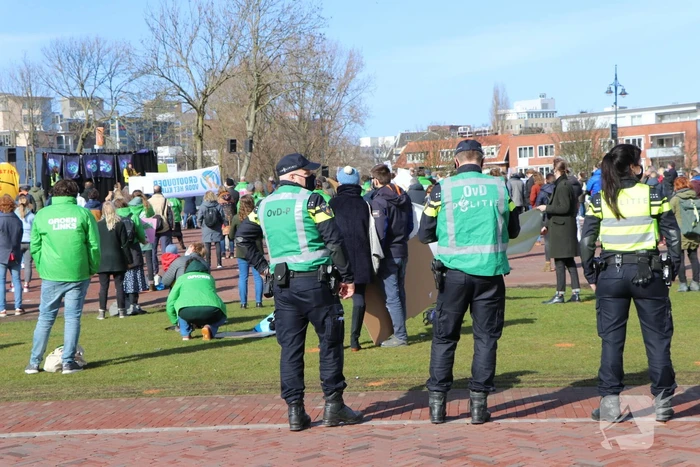 Klimaatdemonstratie trekt veel publiek