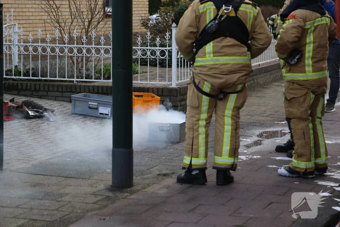 Schoorsteenbrand snel geblust