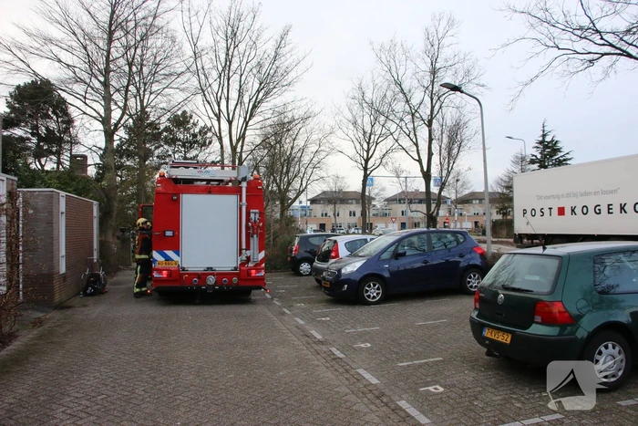 Brand in oven van woning