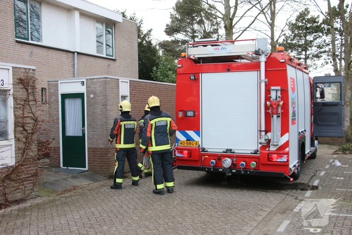 Brand in oven van woning