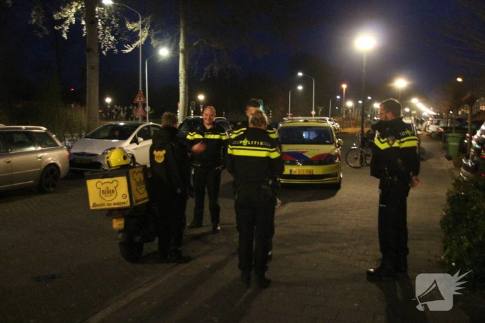 Maaltijdbezorger en fietser in botsing