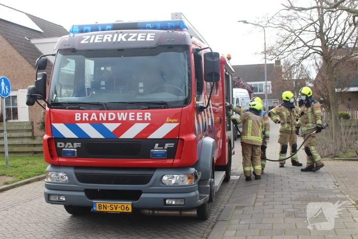 Gasleiding geraakt bij werkzaamheden in seniorencomplex