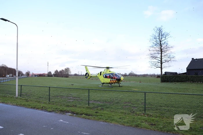 Traumahelikopter ingezet voor incident