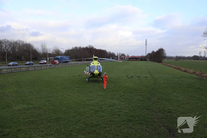 Traumahelikopter ingezet voor incident