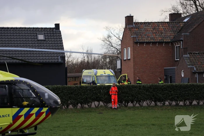 Traumahelikopter ingezet voor incident