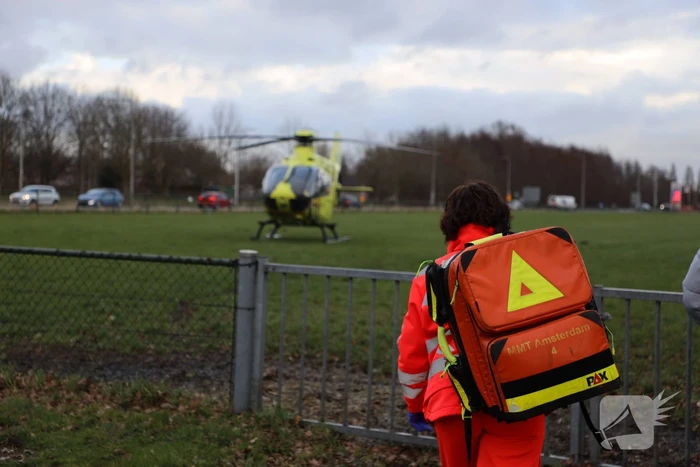 Traumahelikopter ingezet voor incident