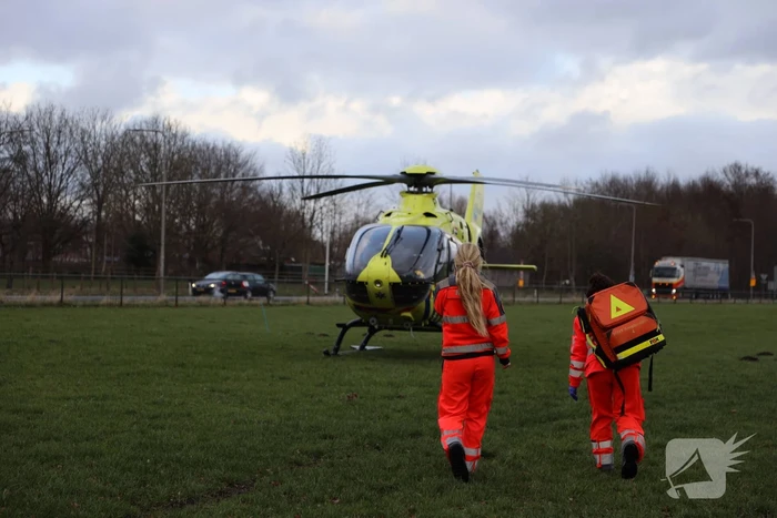 Traumahelikopter ingezet voor incident