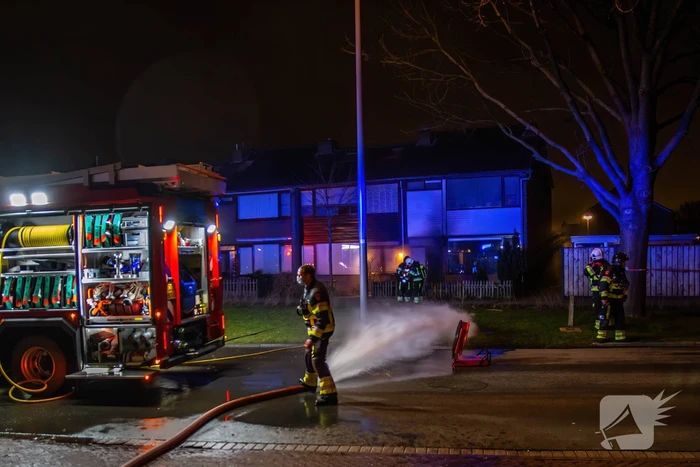 Brand in keuken van woning