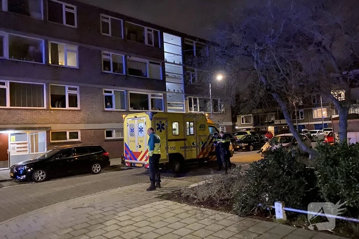 Brand op vierde etage van flatgebouw