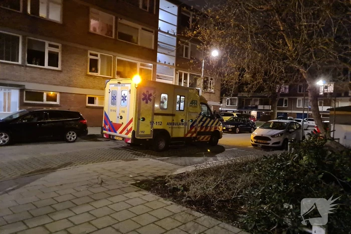 Brand op vierde etage van flatgebouw