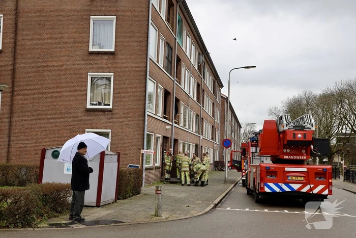 Pan op het vuur zorgt voor rookontwikkeling