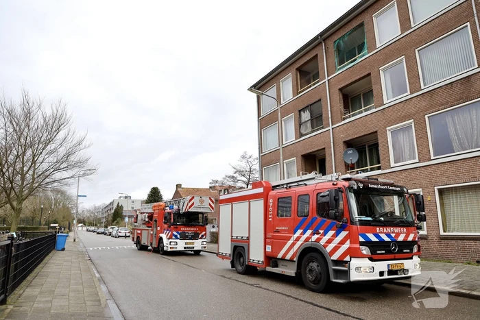 Pan op het vuur zorgt voor rookontwikkeling