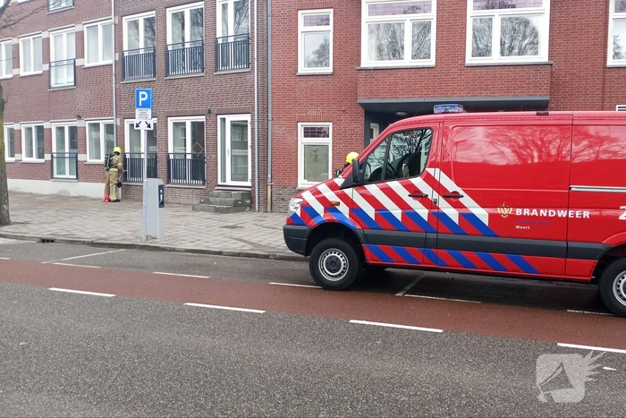 Straat afgesloten na gaslek