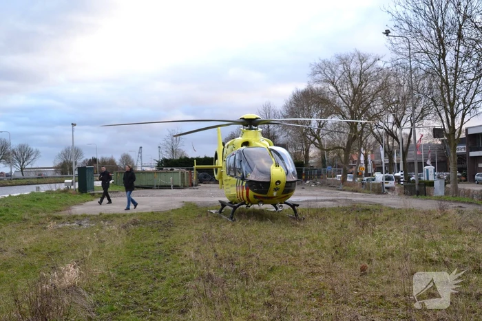 Traumahelikopter landt voor eenzijdig ongeval