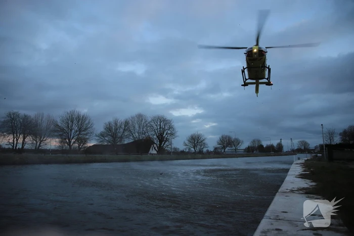 Traumahelikopter landt voor eenzijdig ongeval