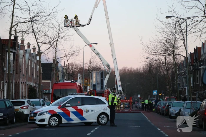 Grote uitslaande brand bij restaurant