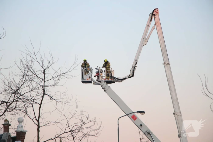 Grote uitslaande brand bij restaurant