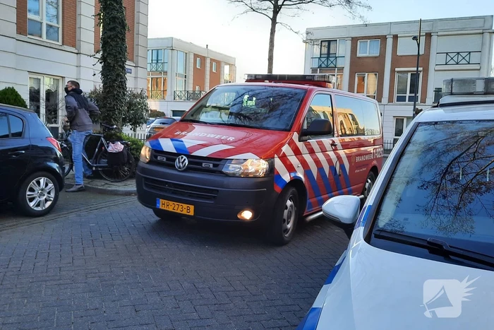 Brand in meterkast van woning