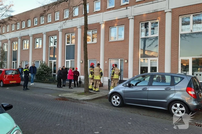 Brand in meterkast van woning