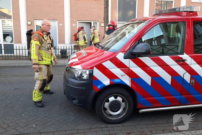 Brand in meterkast van woning