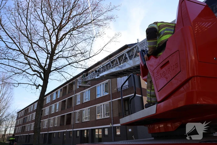 Brand in slaapkamer van flatwoning snel geblust