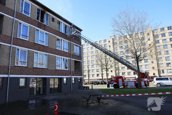 Brand in slaapkamer van flatwoning snel geblust