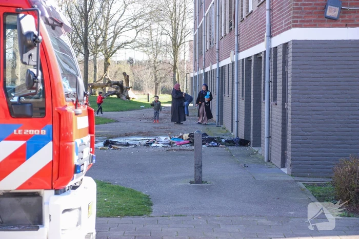 Brand in slaapkamer van flatwoning snel geblust