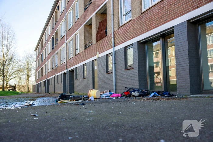 Brand in slaapkamer van flatwoning snel geblust
