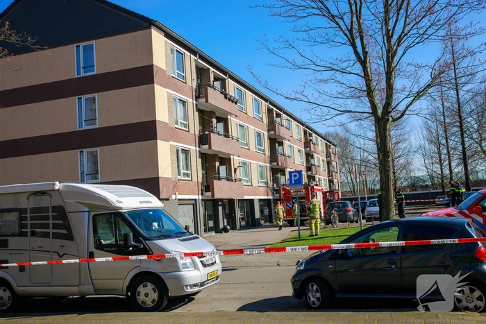 Brand in slaapkamer van flatwoning snel geblust
