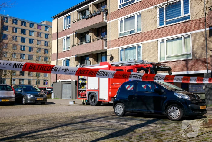 Brand in slaapkamer van flatwoning snel geblust