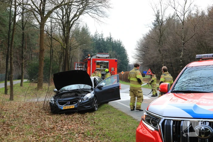 Auto botst op voorganger