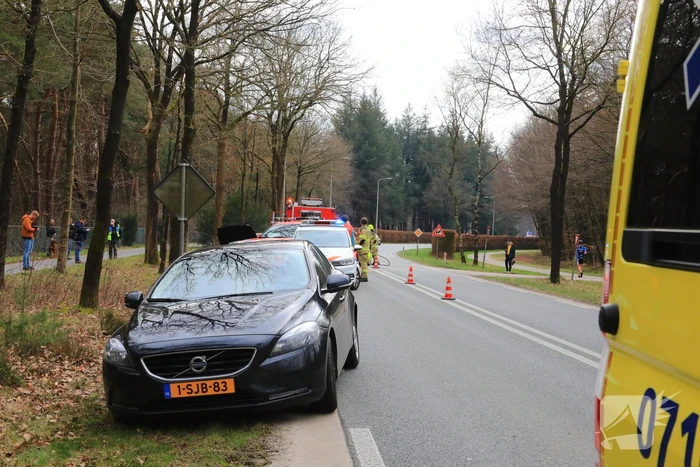 Auto botst op voorganger