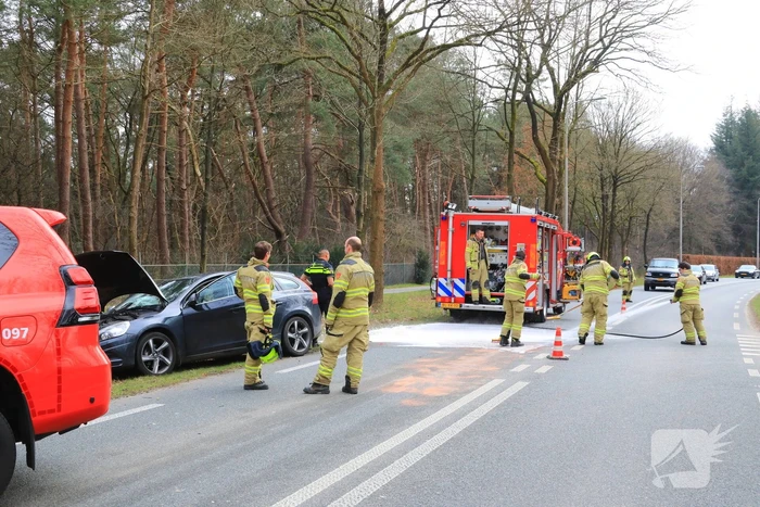 Auto botst op voorganger