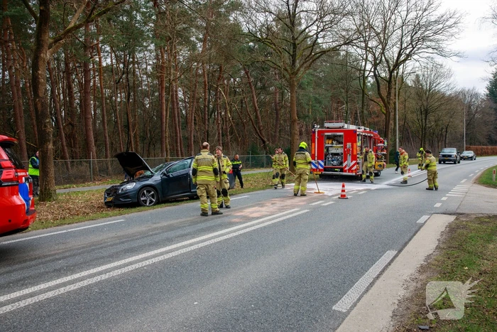 Auto botst op voorganger