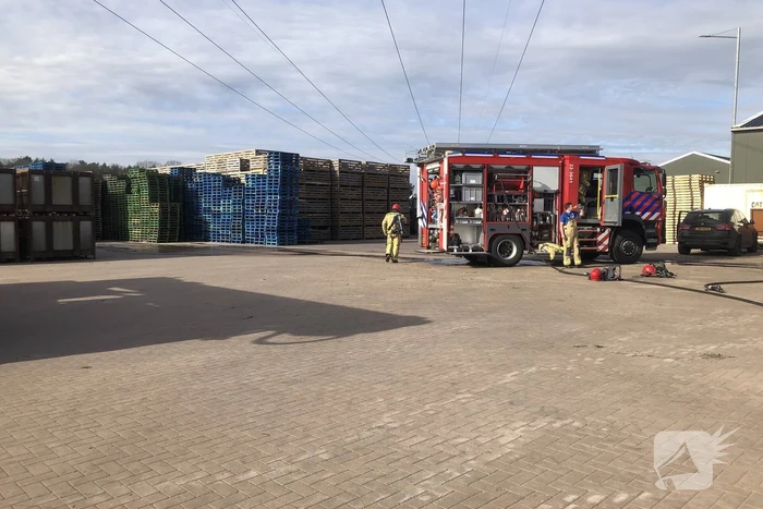 Brand in technische ruimte bedrijfspand