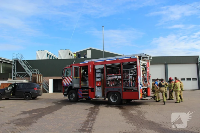 Brand in technische ruimte bedrijfspand