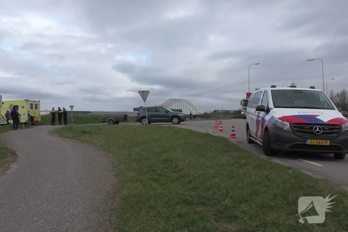 Fietser gewond bij aanrijding