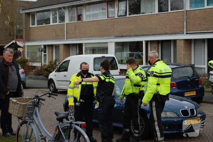 Fietser aangereden door auto
